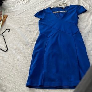 Express blue dress size med